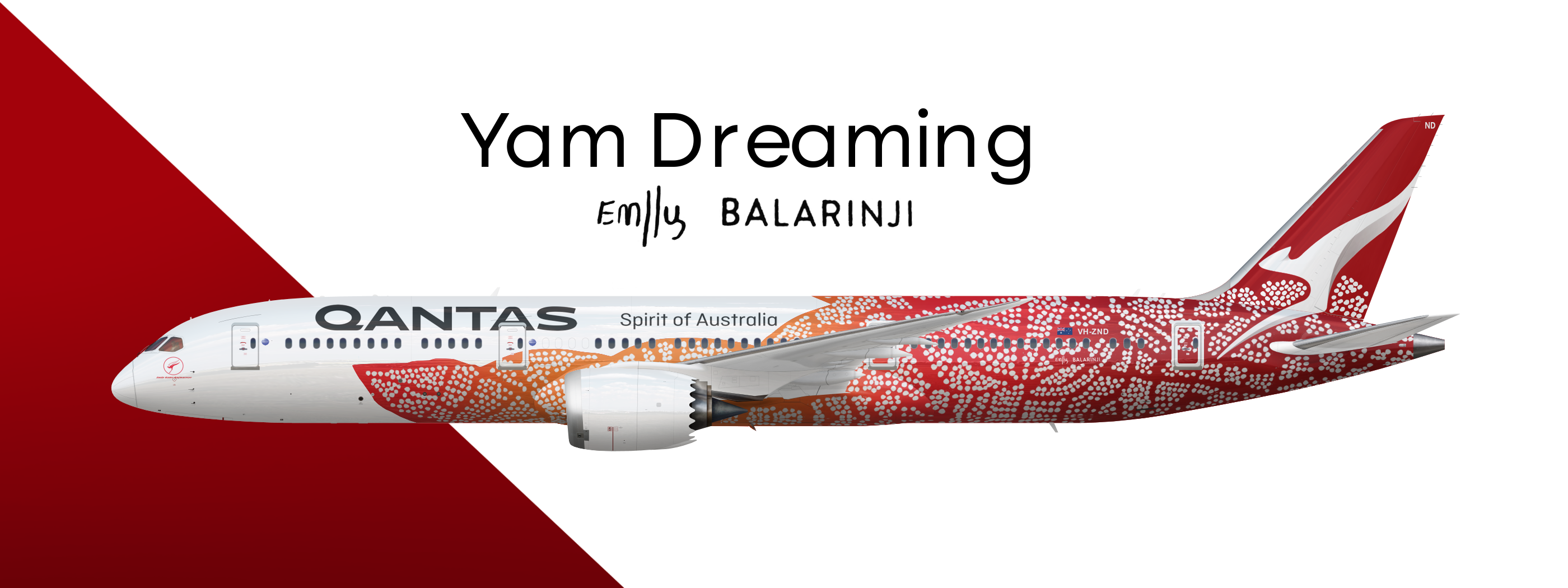Qantas 787-9 Yam Dreaming - Qantas Collection - Gallery