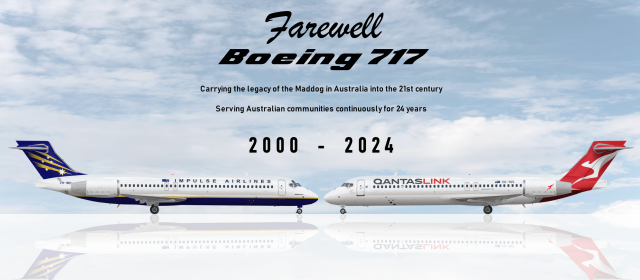Farewell Qantaslink Boeing 717
