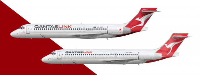QantasLink 717s Old and New