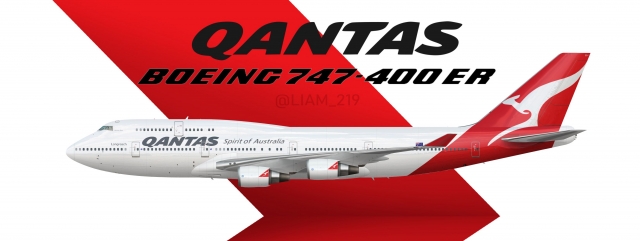 Qantas 744 VH-OEH