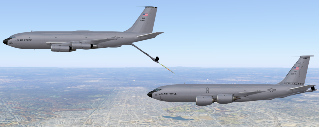 USAF 367-80B refueling