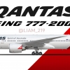 Qantas 777-200LR concept