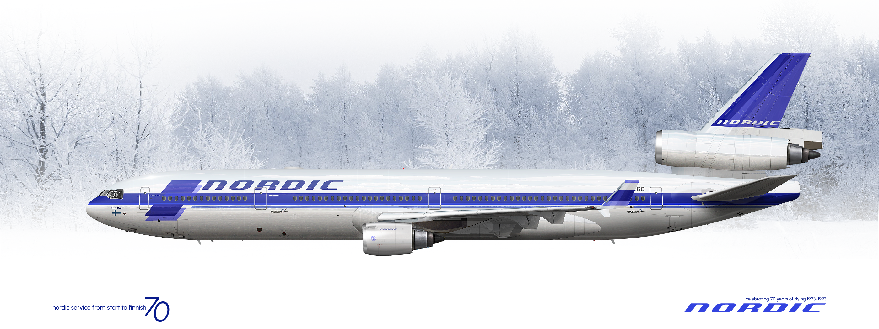 Nordic - Air Finland | 1990s | McDonnell Douglas MD-11(ER