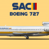 SAC 727 90s-early 2000s livery