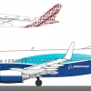 Batik 737 Dreamliner livery
