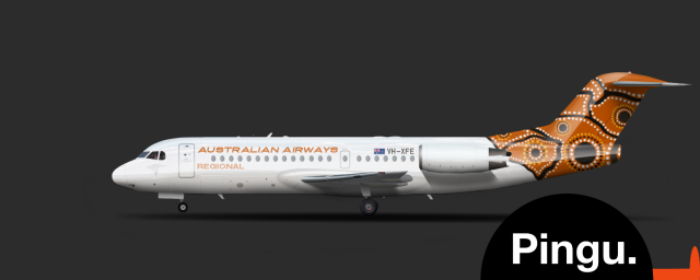 Australian Airways Regional Fokker 70 Australian Airways Regional Fokker 70