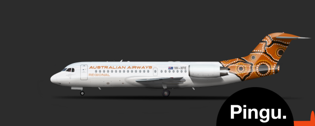 Australian Airways Regional Fokker 70