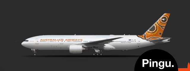 Australian Airways Boeing 777-200ER Australian Airways Boeing 777-200ER
