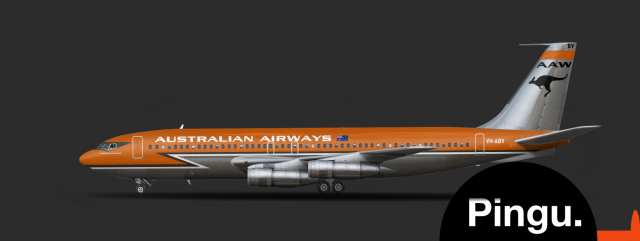 Australian Airways Boeing 707-120B