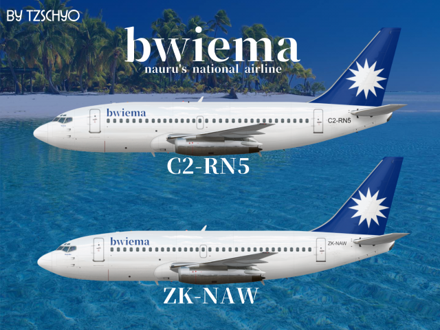 Bwiema | 737-2L8/-219A | C2-RN5/ZK-NAW