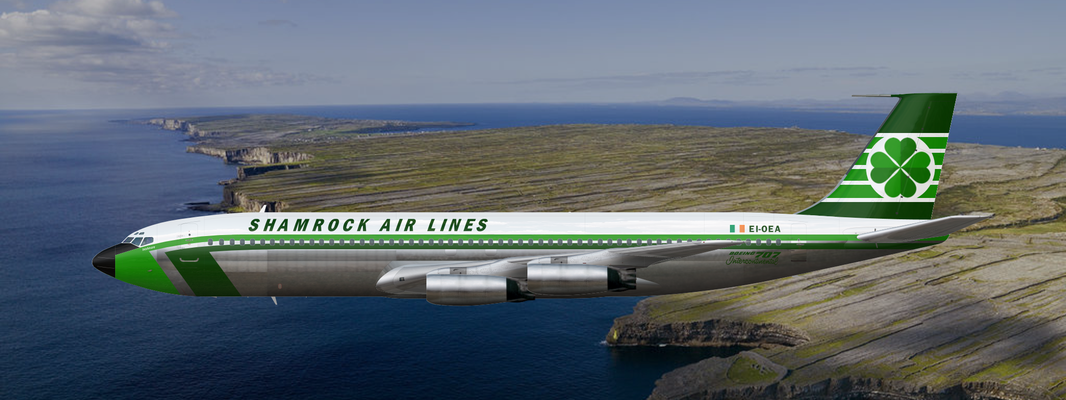 shamrock Air Lines 707320 Virtual Airlines Gallery Airline Empires