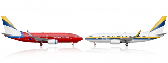 Outback Airlines 737-7FE Outback Airlines 737-7FE