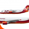 NT Airways new livery 1984