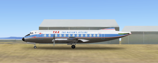 TAA Vickers Viscount at the Moorabbin Air Museum