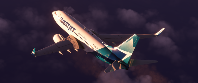 Westjet 737 to Gatwick
