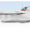 1977, Proletari Bulgarski Vazdushni Linii - Bulgarian Airlines (Tu-154 & Tu-134)