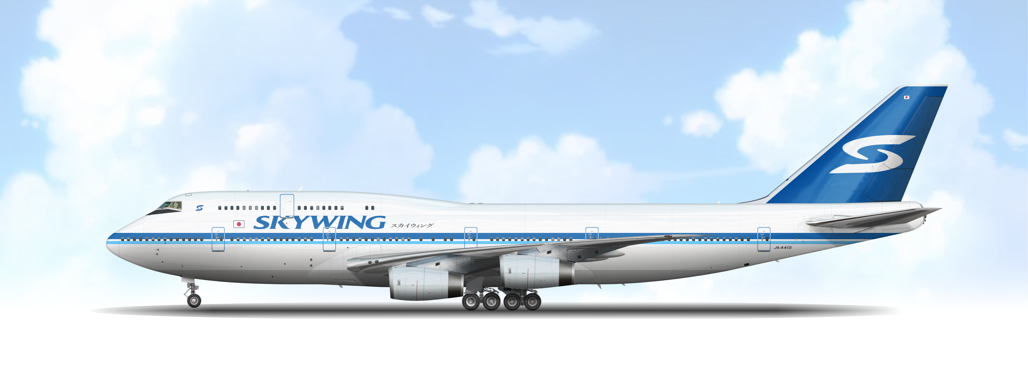 schabak1/600タイ国際航空B747－400 模型/プラモデル