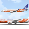 Guangshen Airlines B737-800 + B787-9 (Taobao Advertising)
