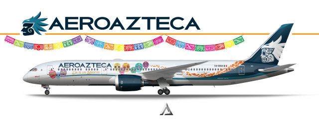 Aeroazteca 787 9 Dia De Los Muertos Special