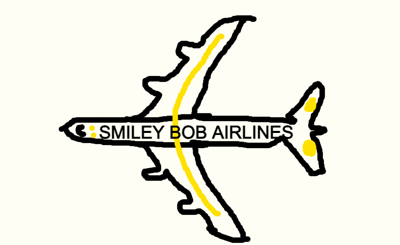 747-700 top-down view. Smiley_bob airlines
