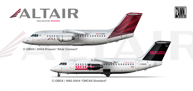 Altair-ONCAS BAe 146-200 Poster