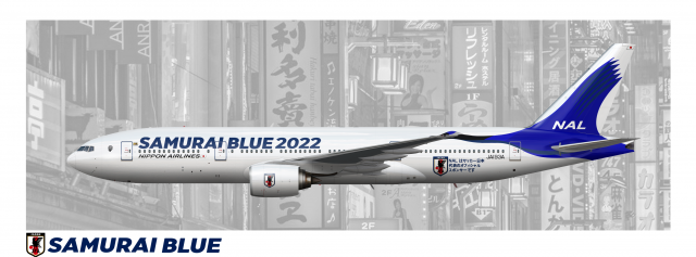 2022 | 'Samurai Blue 2022' | Boeing 777-200ER | JA193A