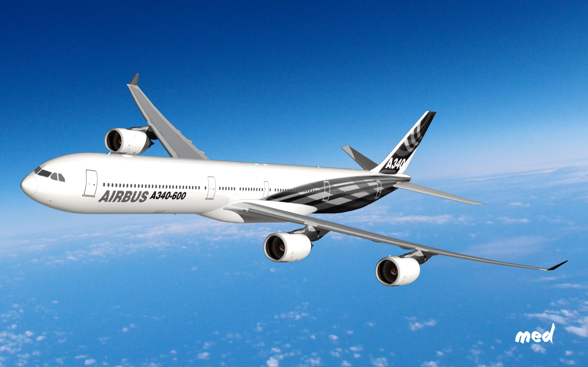 Airbus Special Med's 3D Liveries Gallery Airline Empires