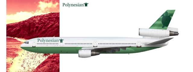 Polynesian Airways 1990s Livery