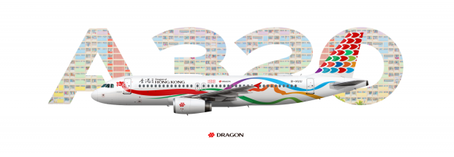 Airbus A320 - Dragon of Hong Kong