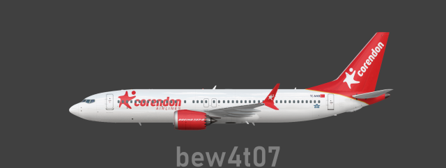 Corendon Airlines Boeing 737 MAX 8 | TC-MKB