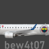 BoraJet Airlines Embraer E195 | TC-YAT Fenerbahçe