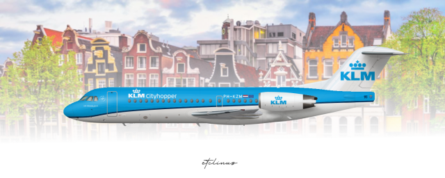 PH-KZM | Fokker 70, KLM