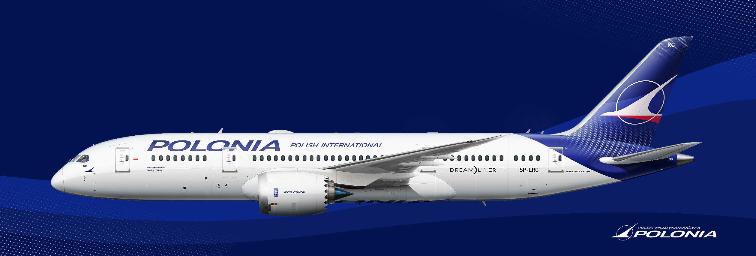 Polonia Boeing 7878 Dreamliner "Marie Salomea SkłodowskaCurie