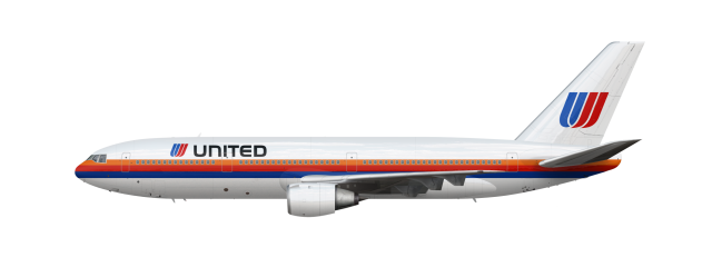 Douglas DC 10 twin united airlines