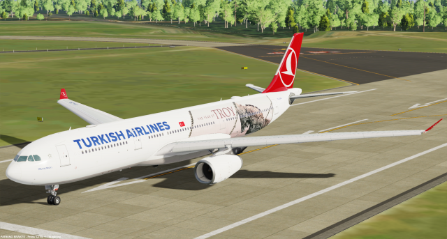 Turkish Airlines Airbus A330-303 / TC-JOG Troy of The Year Livery