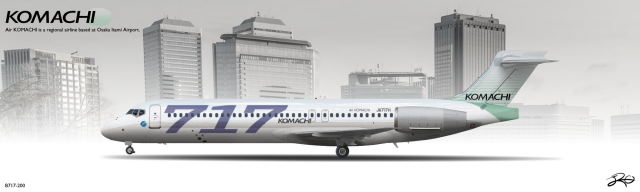 Air KOMACHI 717-200 Special Livery