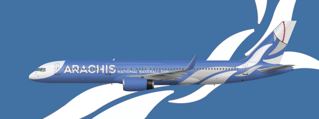 Arachis Air National Baseball Day 757 200