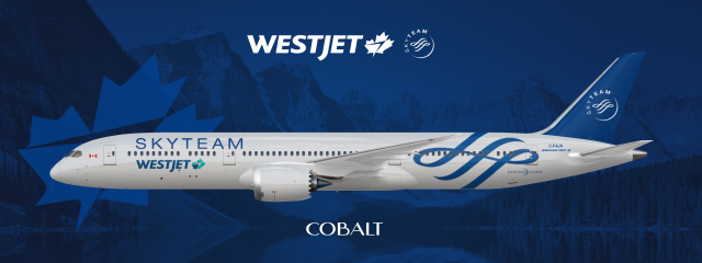 Westjet 787-9 | Skyteam Livery