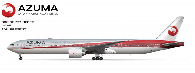 Boeing 777-300ER Azuma - Japan National Airlines
