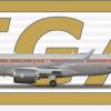 Bombardier CS 100 TGA Retro livery