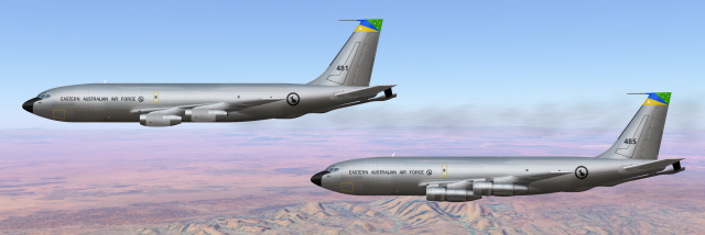 EAAF KC-135s over Kata Tjuta