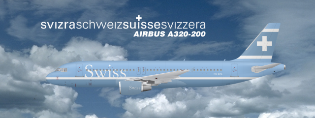 A01a Airbus A320-200 Swiss Intercontinental (Icy)
