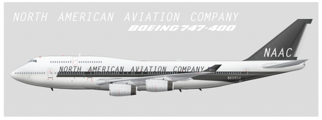BD01 Boeing 747-400 North American Aviation Company