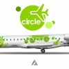 Circle CRJ 700 green