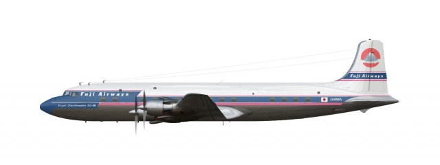 Douglas DC-6B Fuji Airways