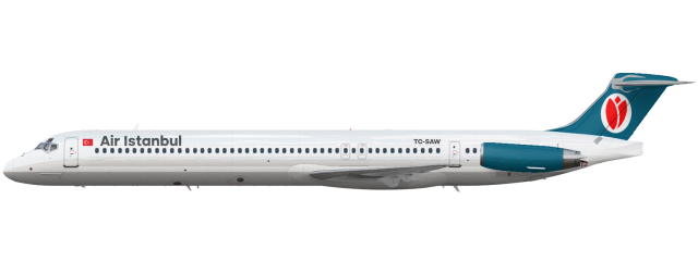 Air Istanbul MD-81 (1985 livery)
