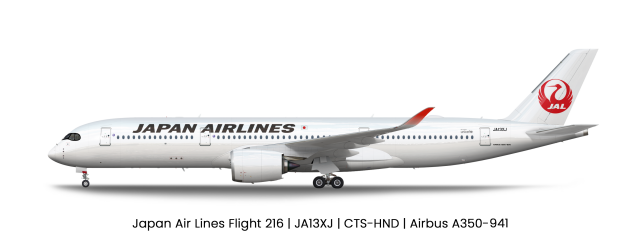 NG JAL 日本航空 A350-900 JA13XJ お疲れ様でした 新品