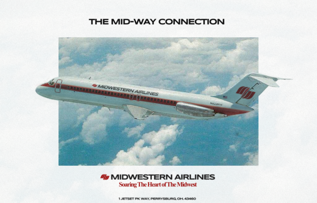 Midwestern Airlines “Scarlet Voyager” DC-9-30 (1984)