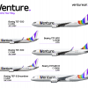 Venture Airways Fleet Poster