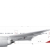 Red Boeing 777-300ER